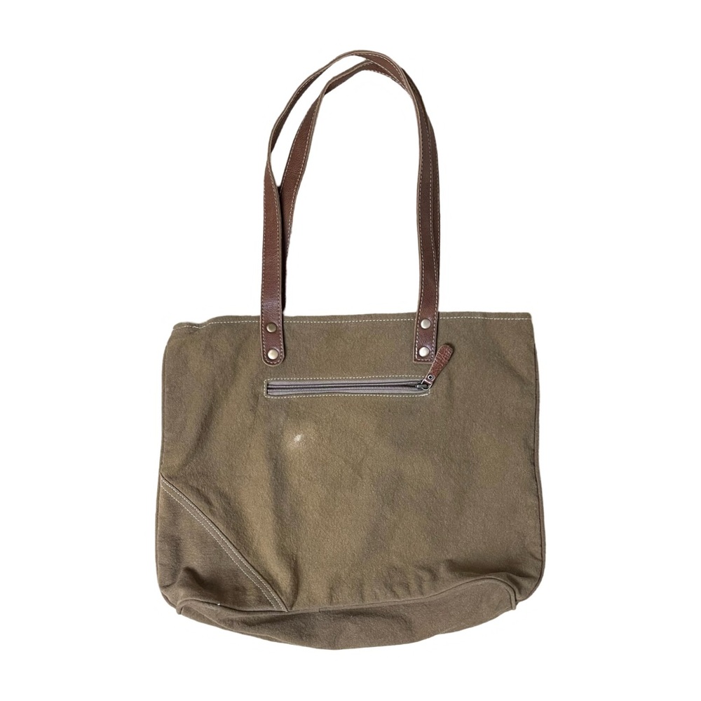 Myra Pasban Tote Bag canvas vintage looking La Couspaude French Wine Boho - Picture 3 of 10